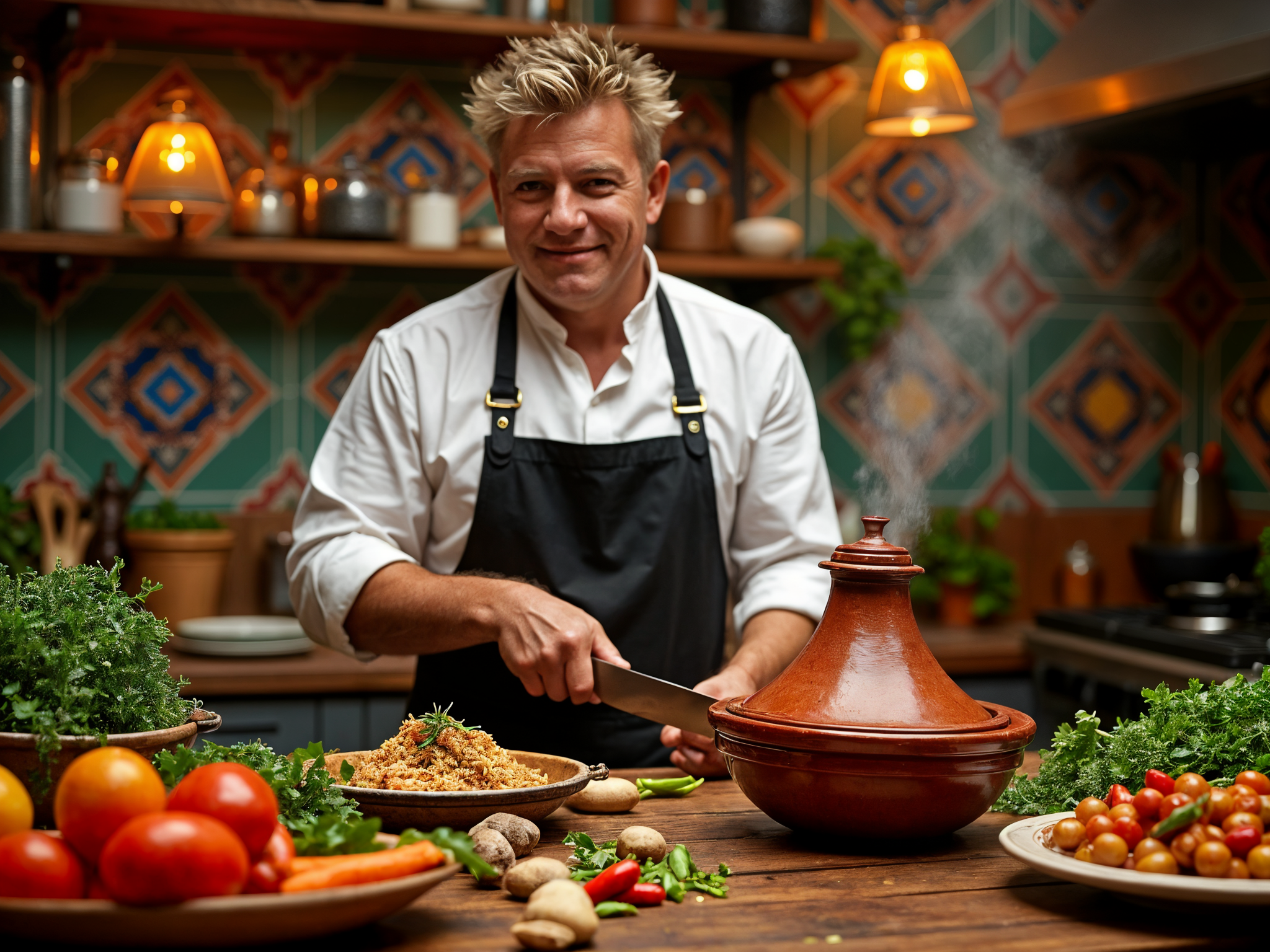 Gordon Ramsay's Moroccan Culinary Journey: A Fusion of Tradition and Innovation